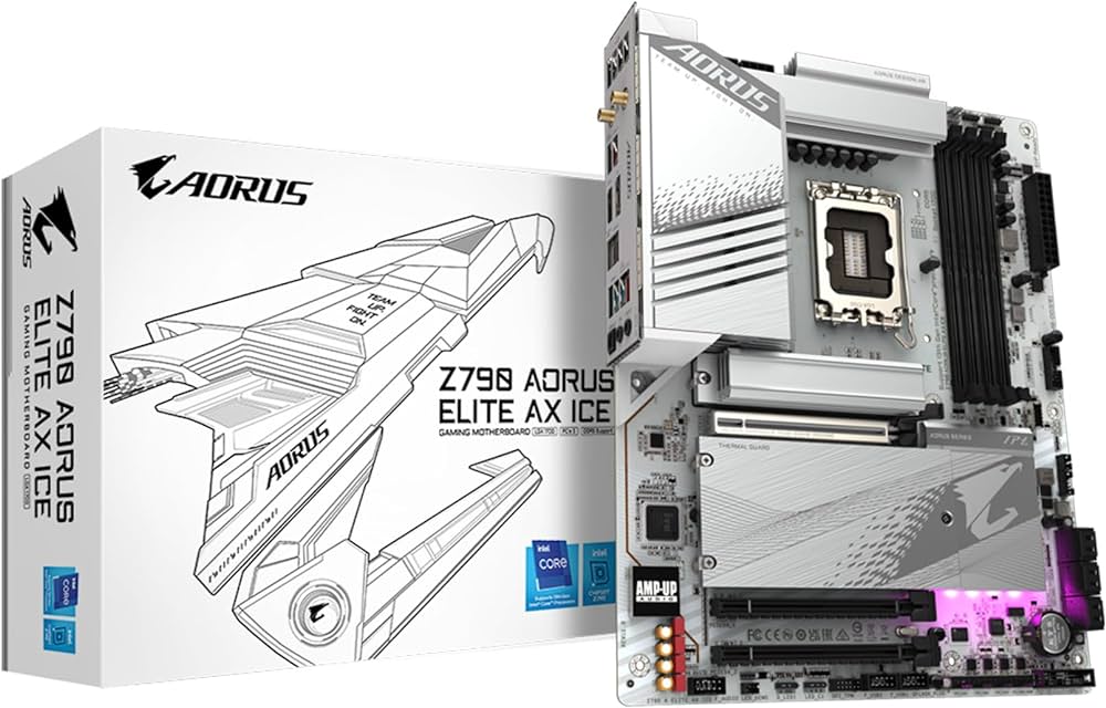 CM INTEL GIGABYTE Z790 AORUS ELITE AX ICE WHITE DDR5